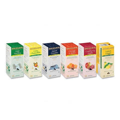 Bigelow - Coffee, Tea & Accessories Breakroom Accessory Type: Tea Bags Breakroom Accessory Description: Assorted Tea Packs, Six Flavors, 28/Box, 168/Carton - Industrial Tool & Supply