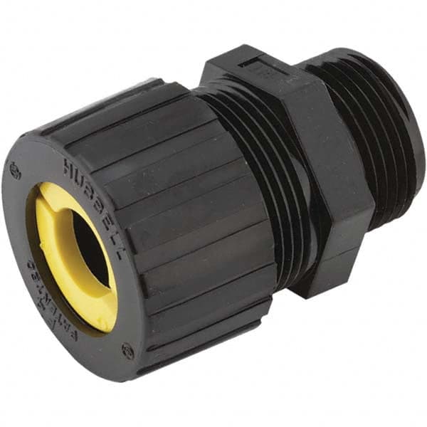 Hubbell-Raco - 0.5 to 0.375" Liquidtight Straight Strain Relief Cord Grip - Industrial Tool & Supply