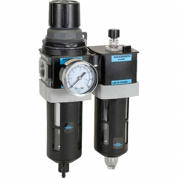 Wilkerson - Filter, Regulator & Lubricator (FRL) Units Configuration: 2 Pc. Filter/Regulator-Lubricator Body Type: Standard - Industrial Tool & Supply