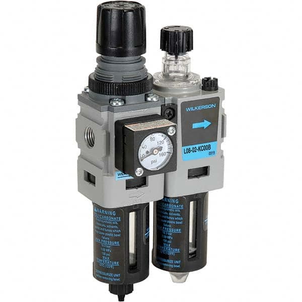 Wilkerson - Filter, Regulator & Lubricator (FRL) Units Configuration: 2 Pc. Filter/Regulator-Lubricator Body Type: Miniature - Industrial Tool & Supply