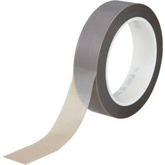 3M - 36 Yd x 1/2" Gray PTFE Film Tape - Industrial Tool & Supply