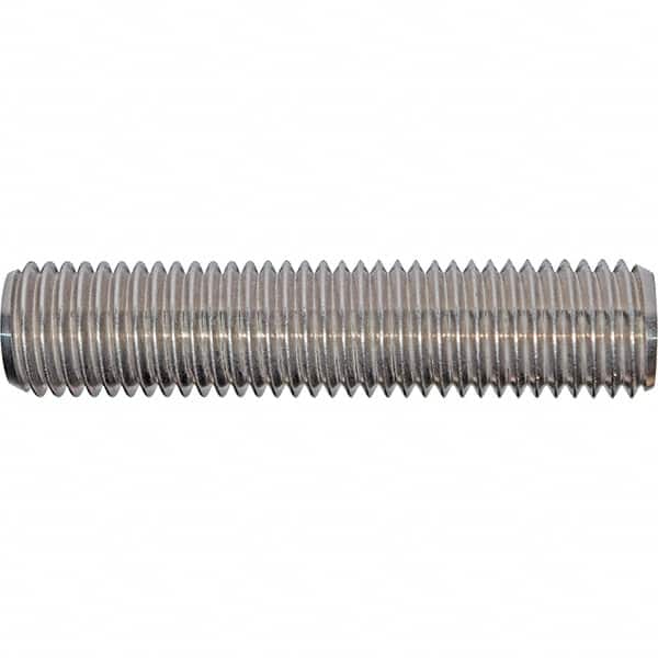 3/4-10 3″ OAL Fully Threaded Stud Stainless Steel, Plain Finish, 3″ Equal Thread Length, 3″ Short Thread Length