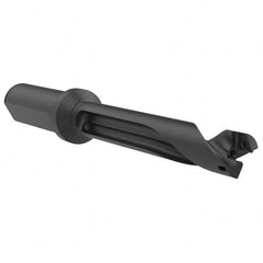 Allied Machine and Engineering - 0.5906" to 0.6298" Diam 7xD 4-27/64" Max Depth Straight Flute Spade Drill - Industrial Tool & Supply