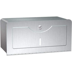 ASI-American Specialties, Inc. - Manual, Stainless Steel Paper Towel Dispenser - 400 Single-Fold, Silver - Industrial Tool & Supply