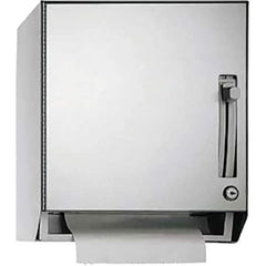 ASI-American Specialties, Inc. - Manual, Stainless Steel Paper Towel Dispenser - 1 Roll with Stub or 1 Roll 8" or 1 Roll 9", Silver - Industrial Tool & Supply