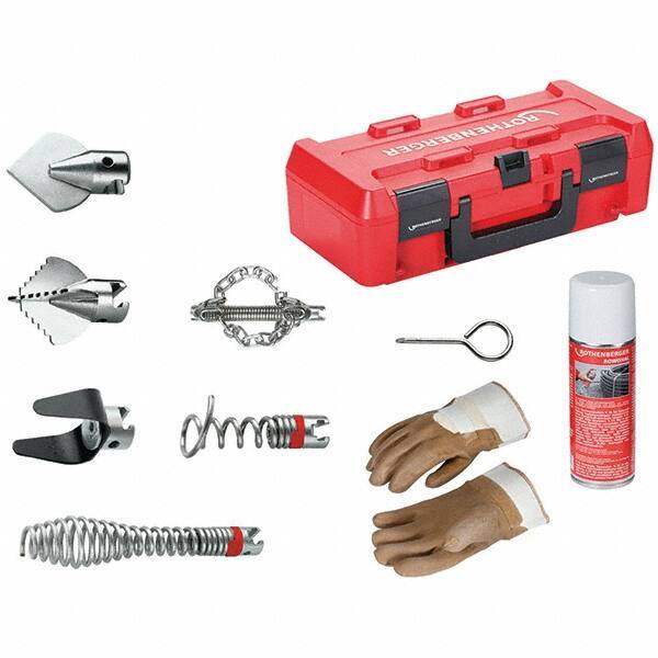Rothenberger - Drain Cleaning Machine Cutters & Accessories Type: Tool Kit for Drain Cleaner For Use With Machines: Rothenberger R600 Drain Cleaner - Industrial Tool & Supply
