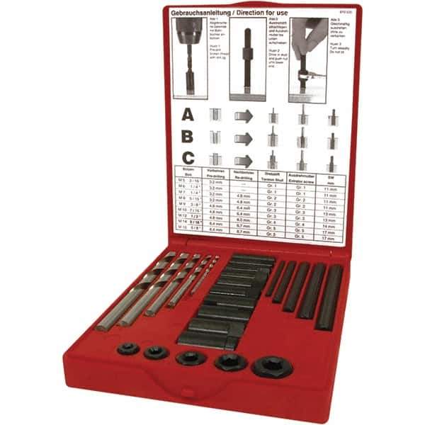 Rothenberger - Bolt Extractor Sets Tool Type: Plumbing Thread-Extractor Size Range (Inch): 1/8 - 5/16 - Industrial Tool & Supply