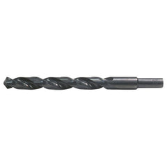 1/2 RHS / RHC HSS 135 Degree Split Point Heavy Duty Jobber Length Drill - Steam Oxide - Exact Industrial Supply