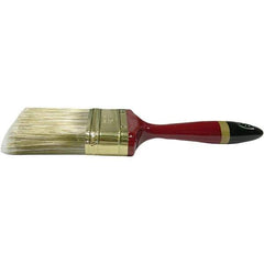 Weiler - 4" Flat Nylon/Polyester Varnish Brush - 3" Bristle Length, 8" Poly Foam Handle - Industrial Tool & Supply