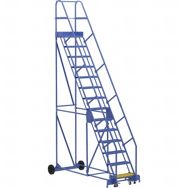 Vestil - 176" High 350 Lb Capacity 14 Step Ladder - Industrial Tool & Supply