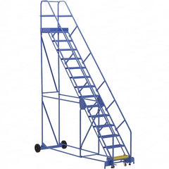 Vestil - 176" High 350 Lb Capacity 14 Step Ladder - Industrial Tool & Supply