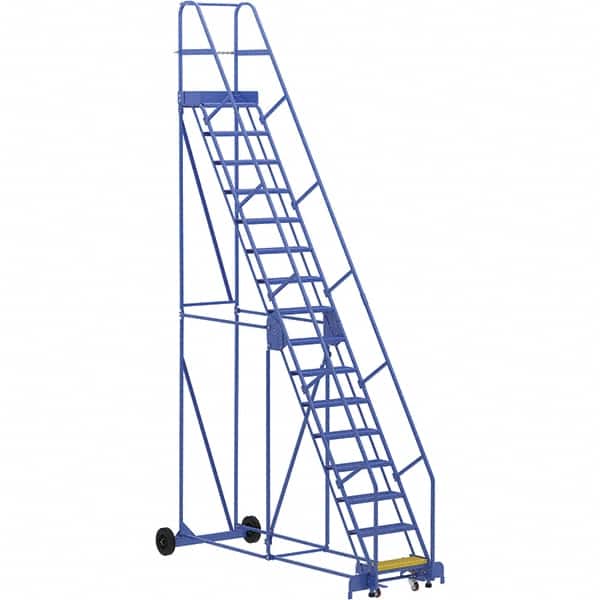 Vestil - 196" High 350 Lb Capacity 16 Step Ladder - Industrial Tool & Supply