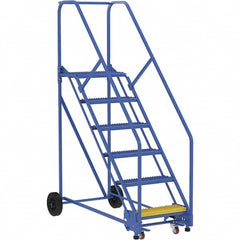 Vestil - 90" High 350 Lb Capacity 6 Step Ladder - Industrial Tool & Supply