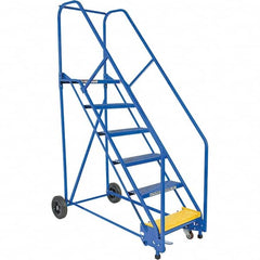 Vestil - 90" High 350 Lb Capacity 6 Step Ladder - Industrial Tool & Supply
