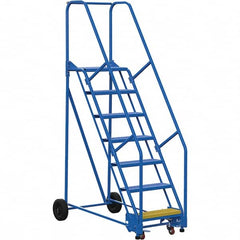Vestil - 100" High 350 Lb Capacity 7 Step Ladder - Industrial Tool & Supply