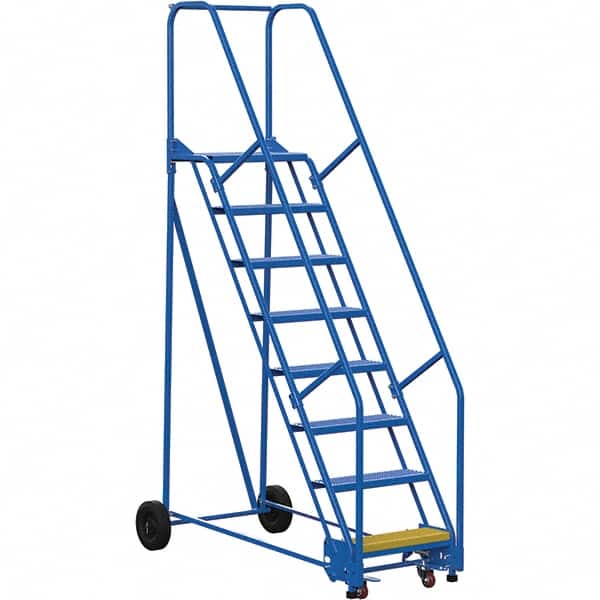 Vestil - 110" High 350 Lb Capacity 8 Step Ladder - Industrial Tool & Supply