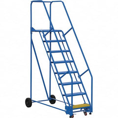 Vestil - 110" High 350 Lb Capacity 8 Step Ladder - Industrial Tool & Supply