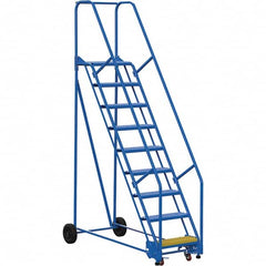 Vestil - 120" High 350 Lb Capacity 9 Step Ladder - Industrial Tool & Supply