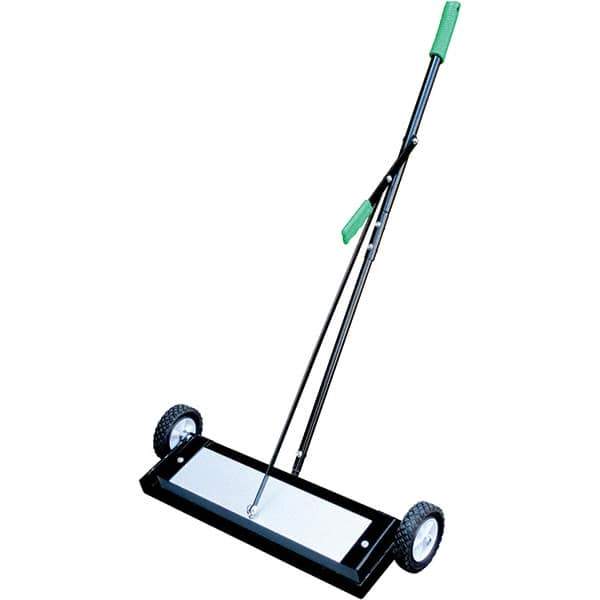 Vestil - 38" Long Magnetic Sweeper with Wheels - Industrial Tool & Supply