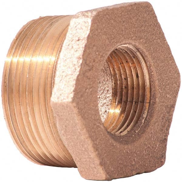 Merit Brass - Brass & Chrome Pipe Fittings Type: Hex Bushing Fitting Size: 3 x 2 - Industrial Tool & Supply