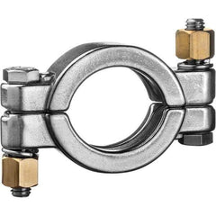 Value Collection - Sanitary Stainless Steel Pipe Fittings Type: Clamp w/Bolt Style: Quick-Clamp - Industrial Tool & Supply