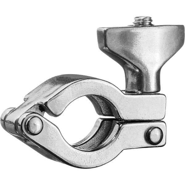 Value Collection - Sanitary Stainless Steel Pipe Fittings Type: Clamp w/Wing Nut Style: Quick-Clamp - Industrial Tool & Supply