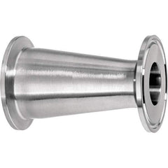 Value Collection - Sanitary Stainless Steel Pipe Fittings Type: Straight Reducer Style: Quick-Clamp - Industrial Tool & Supply