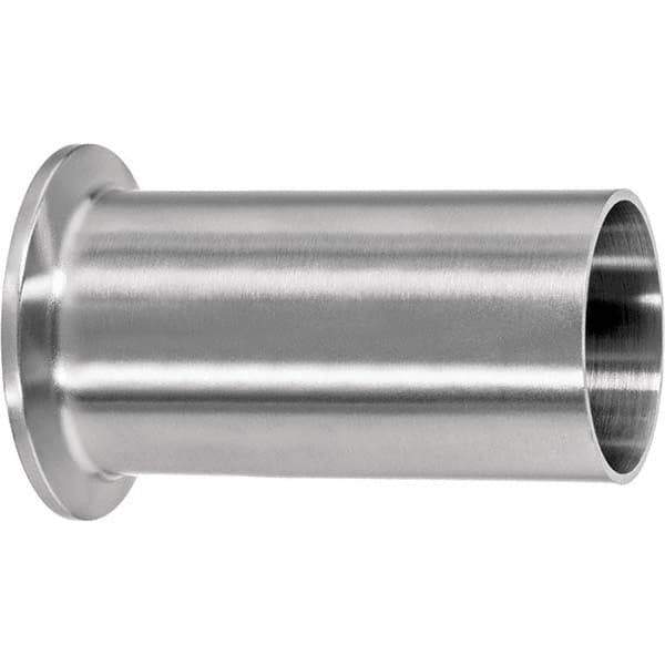 Value Collection - Sanitary Stainless Steel Pipe Fittings Type: Long Ferrule Style: Quick-Clamp to Butt Weld - Industrial Tool & Supply