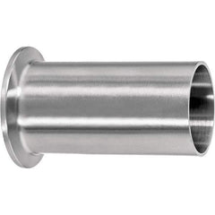 Value Collection - Sanitary Stainless Steel Pipe Fittings Type: Long Ferrule Style: Quick-Clamp to Butt Weld - Industrial Tool & Supply