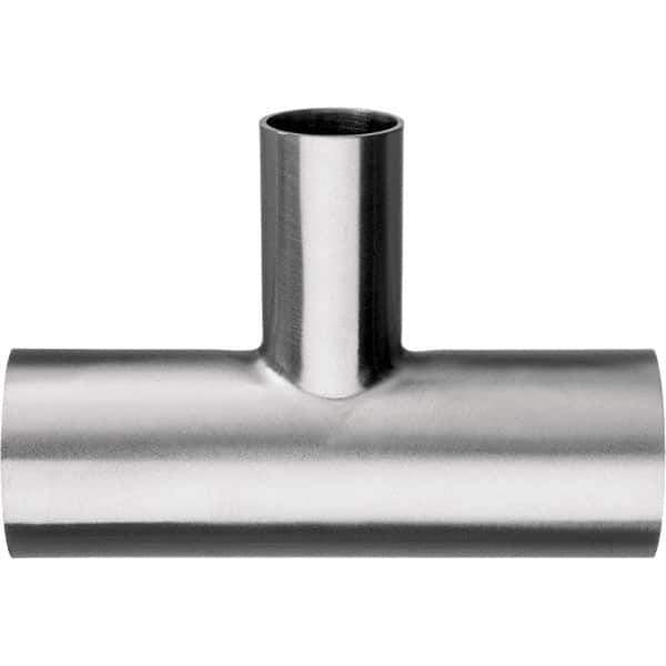 Value Collection - Sanitary Stainless Steel Pipe Fittings Type: Tee Reducer Style: Butt Weld - Industrial Tool & Supply