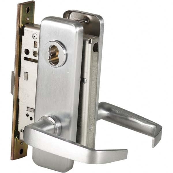Best - Classroom Lever Lockset for 1-3/4" Thick Doors - Industrial Tool & Supply