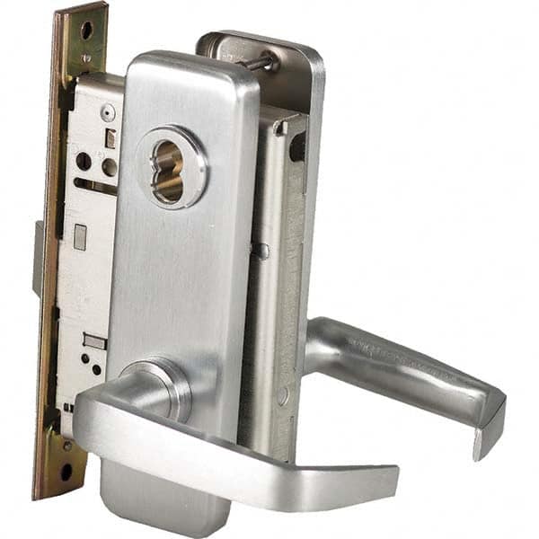 Best - Classroom Lever Lockset for 1-3/4" Thick Doors - Industrial Tool & Supply