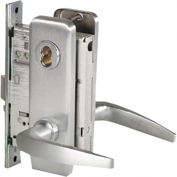 Best - Classroom Lever Lockset for 1-3/4" Thick Doors - Industrial Tool & Supply