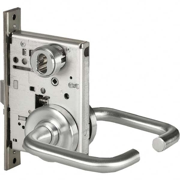 Best - Classroom Lever Lockset for 1-3/4" Thick Doors - Industrial Tool & Supply