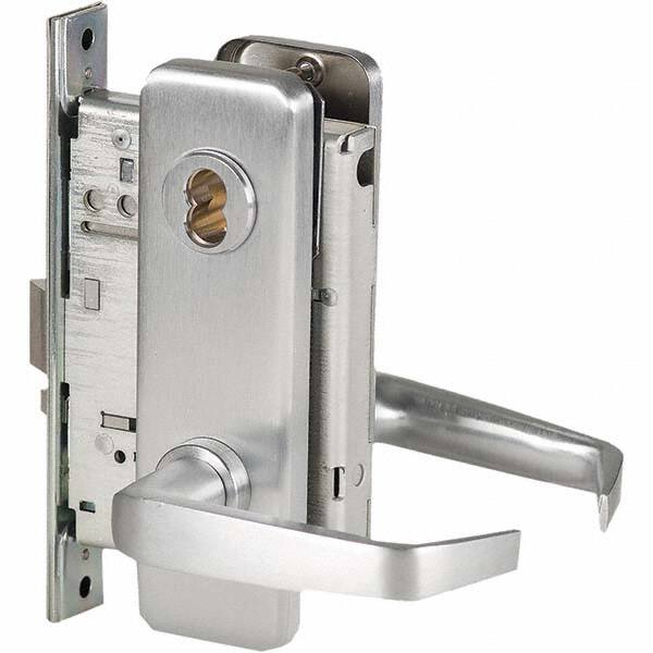 Best - Dormitory Lever Lockset for 1-3/4" Thick Doors - Industrial Tool & Supply