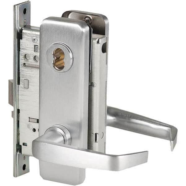 Best - Dormitory Lever Lockset for 1-3/4" Thick Doors - Industrial Tool & Supply