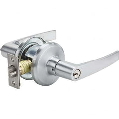 Stanley - Classroom Lever Lockset for 1-3/8 to 1-3/4" Thick Doors - Industrial Tool & Supply