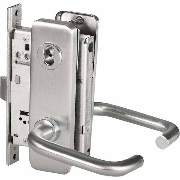 Best - Dormitory Lever Lockset for 1-3/4" Thick Doors - Industrial Tool & Supply