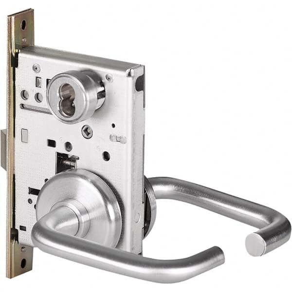 Best - Dormitory Lever Lockset for 1-3/4" Thick Doors - Industrial Tool & Supply