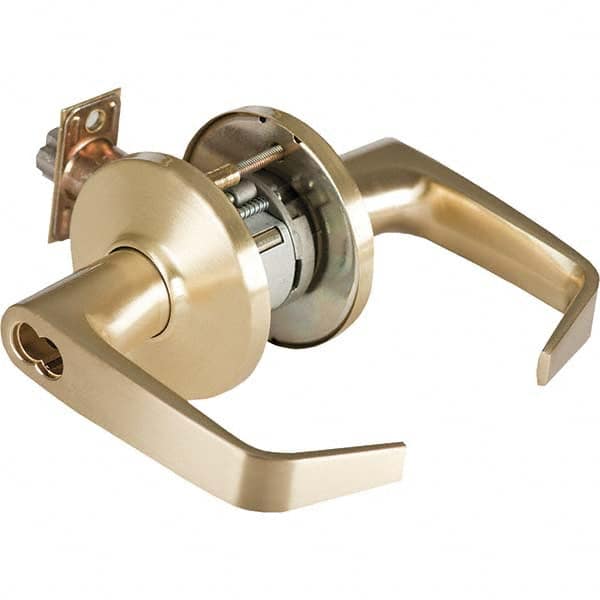 Best - Dormitory Lever Lockset for 1-3/4 to 2-1/4" Thick Doors - Industrial Tool & Supply