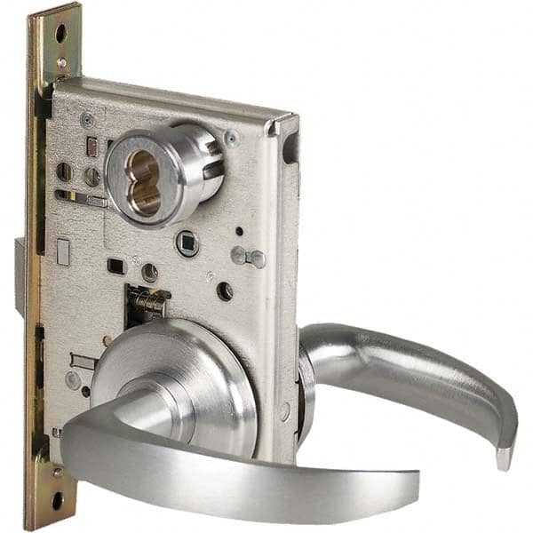 Best - Dormitory Lever Lockset for 1-3/4" Thick Doors - Industrial Tool & Supply