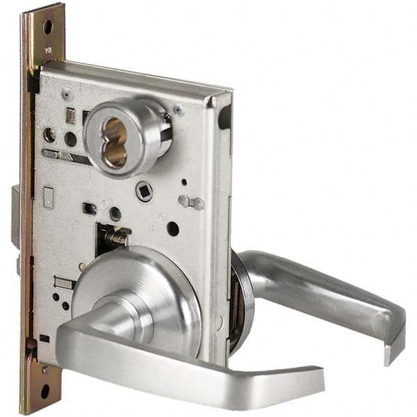 Best - Dormitory Lever Lockset for 1-3/4" Thick Doors - Industrial Tool & Supply