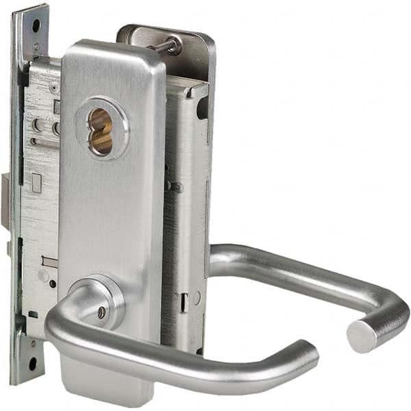 Best - Entrance with Deadbolt Lever Lockset for 1-3/4" Thick Doors - Industrial Tool & Supply