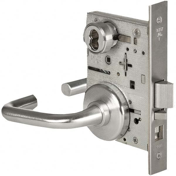 Best - Entrance with Deadbolt Lever Lockset for 1-3/4" Thick Doors - Industrial Tool & Supply