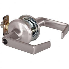 Stanley - Entrance Lever Lockset for 1-3/8 to 1-3/4" Thick Doors - Industrial Tool & Supply