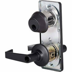 Stanley - Entry Lever Lockset for 1-3/8 to 1-3/4" Thick Doors - Industrial Tool & Supply