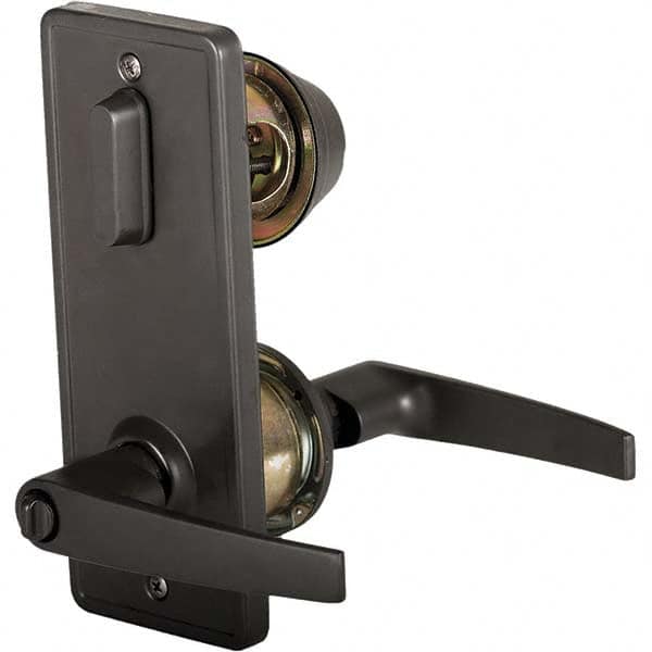 Stanley - Entry Lever Lockset for 1-3/8 to 1-3/4" Thick Doors - Industrial Tool & Supply