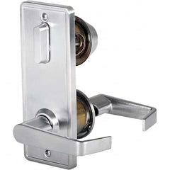 Stanley - Entry Lever Lockset for 1-3/8 to 1-3/4" Thick Doors - Industrial Tool & Supply