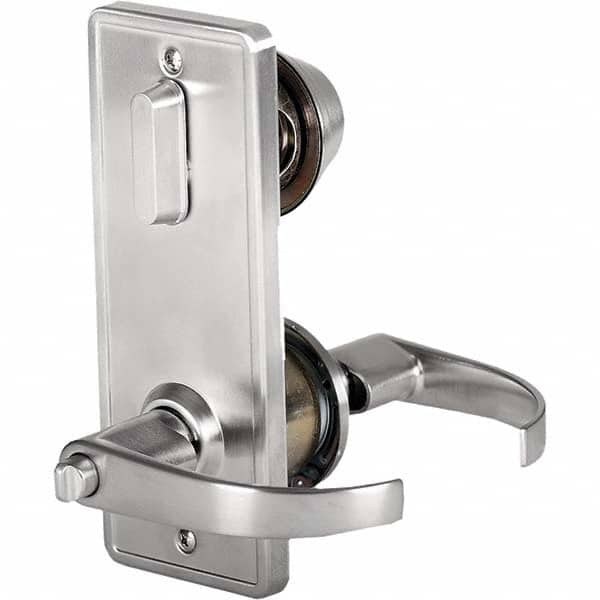 Stanley - Entry Lever Lockset for 1-3/8 to 1-3/4" Thick Doors - Industrial Tool & Supply