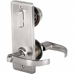 Stanley - Entry Lever Lockset for 1-3/8 to 1-3/4" Thick Doors - Industrial Tool & Supply